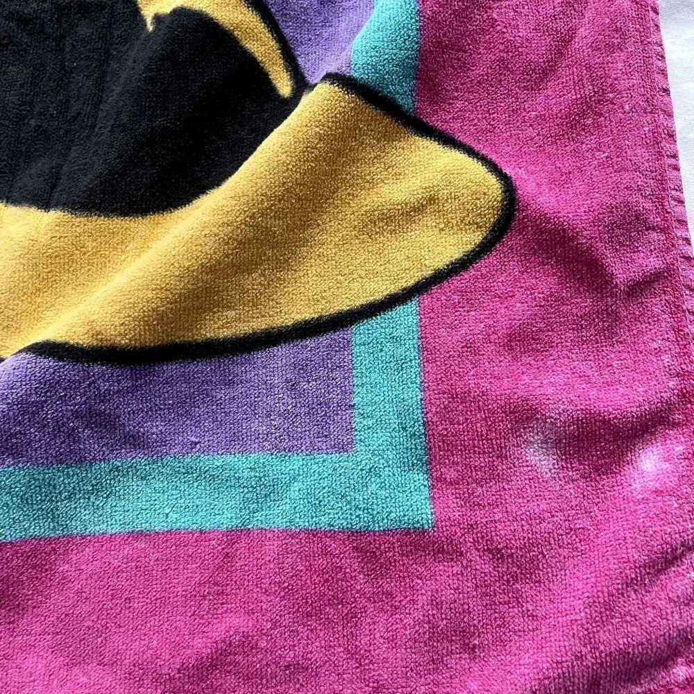 Disney Minnie Mouse J Franco Beach Bath Towel Vintage 80s 90s Retro u